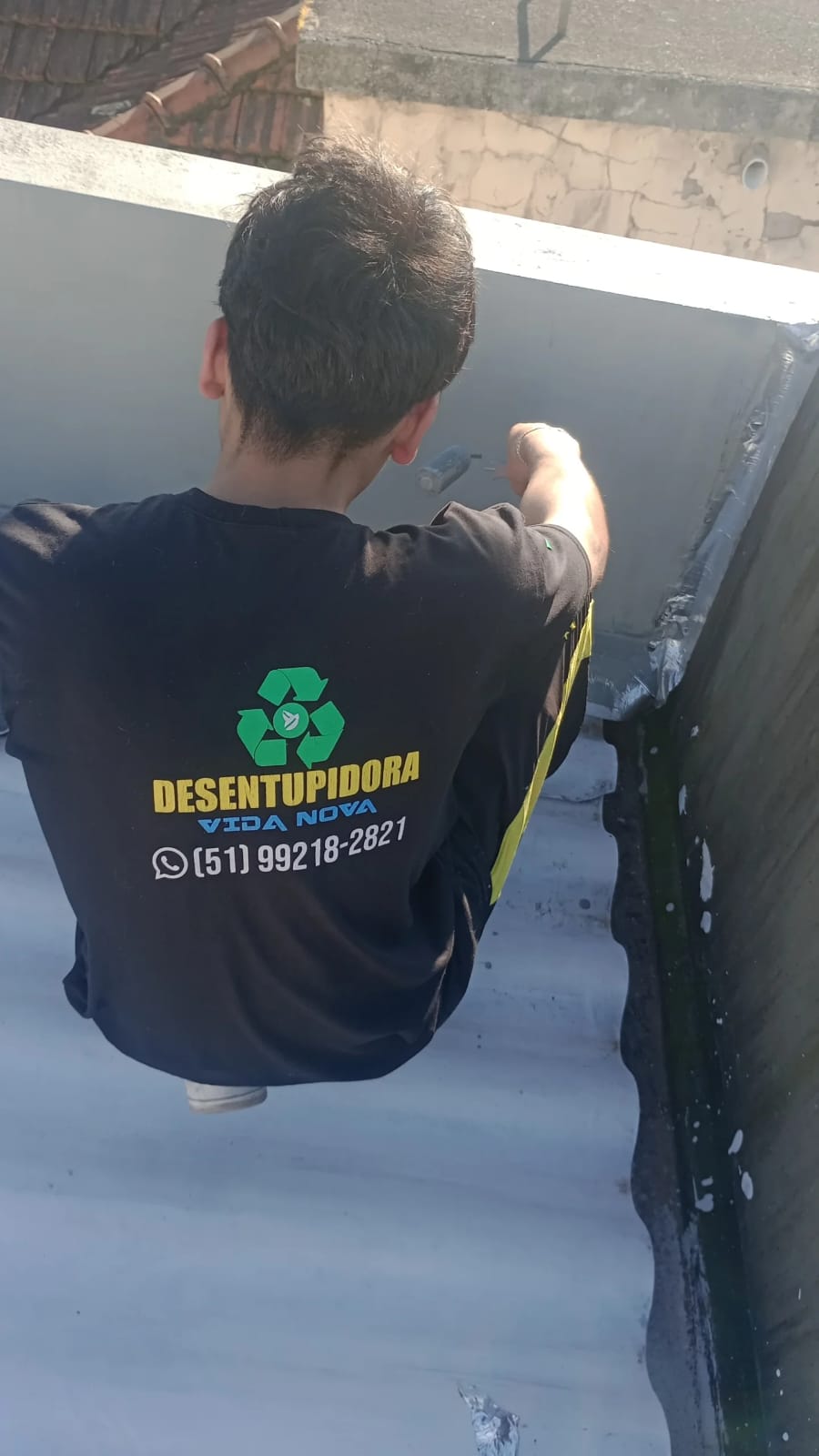 Vistoria técnica em sistema de esgoto de condomínio